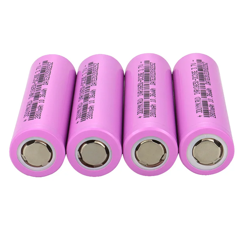 JOUYM 18650 battery 2800 mah 3.7 v high current batteries Inr18650 dc28e high discharge 30 a power bateria cell