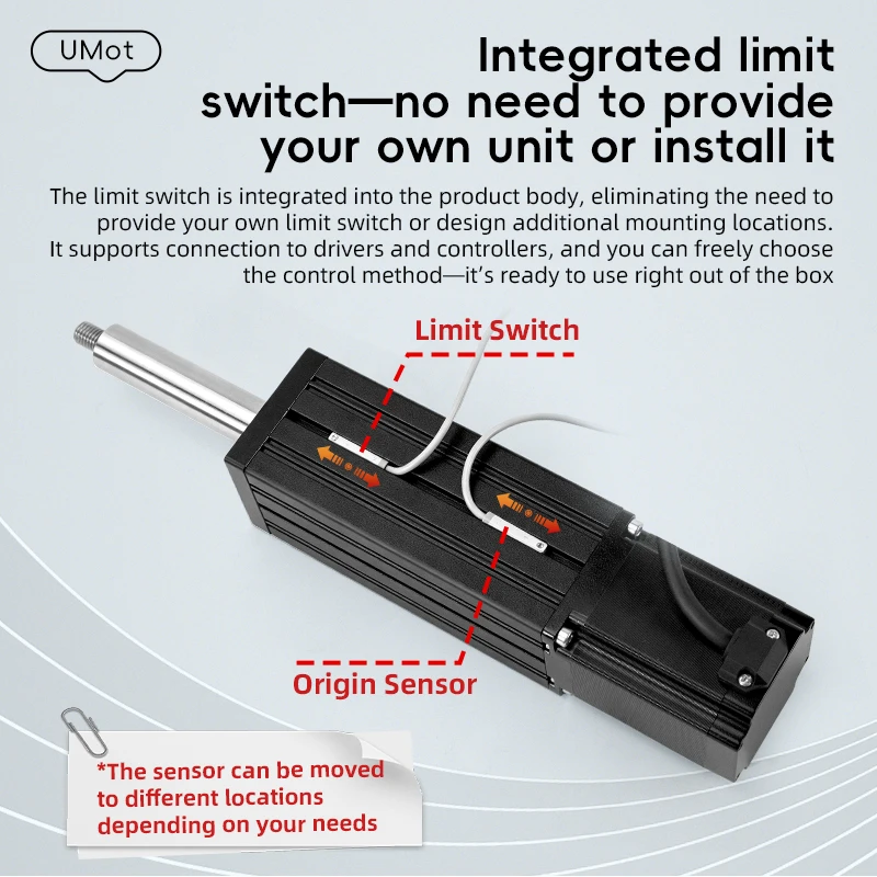 UMOT 28 Fixed Axis Screw Stepper Motor Electric Cylinder Micro High Thrust Electric Push Rod Replaces Electric Cylinder