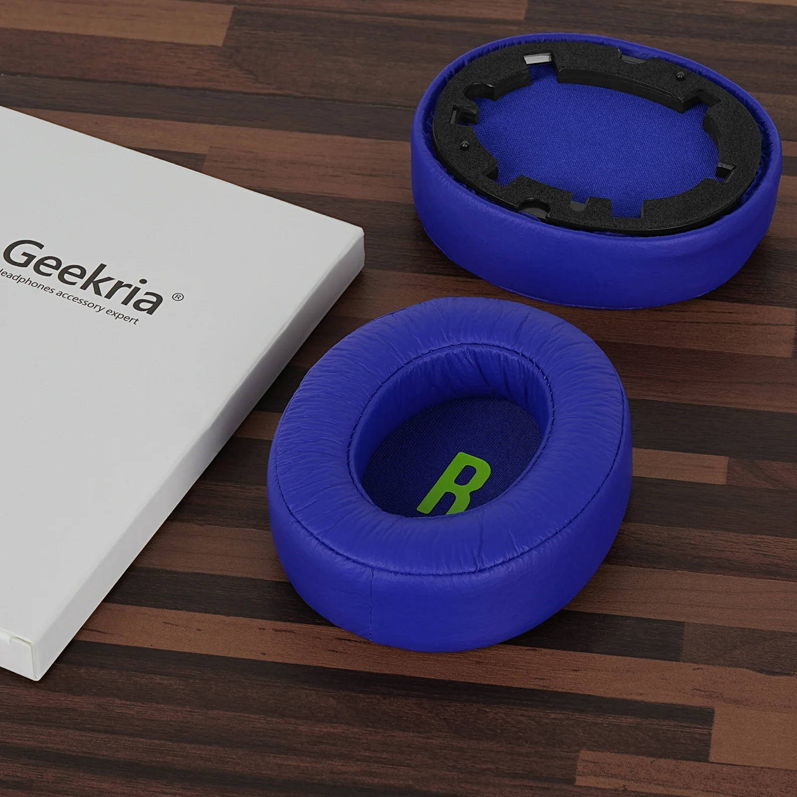 Cuscinetti auricolari di ricambio Geekria QuickFit per cuffie JBL JR460 cuscini per le orecchie, auricolari per cuffie