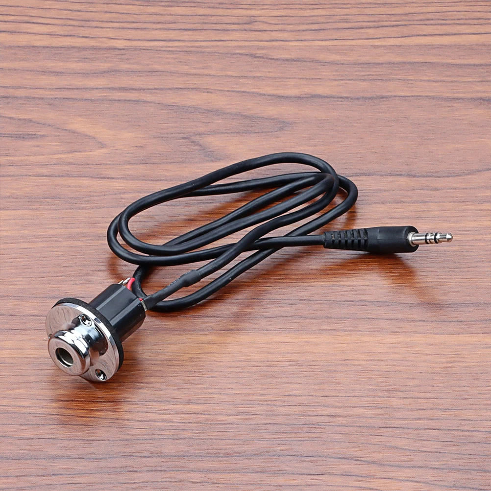 

Guitar Pickups Input Jack Socket Electric Acoustic Parts Instrument Cable Multifunction