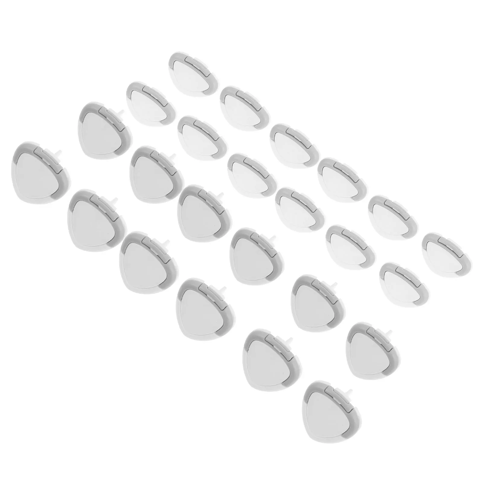 24 قطعة من أغطية المخرج المقاومة للأطفال غطاء توصيل عازل لواقي مقبس سلامة الطفل من الصعب إزالةها بواسطة الأطفال بلمسة نهائية ناعمة رقم