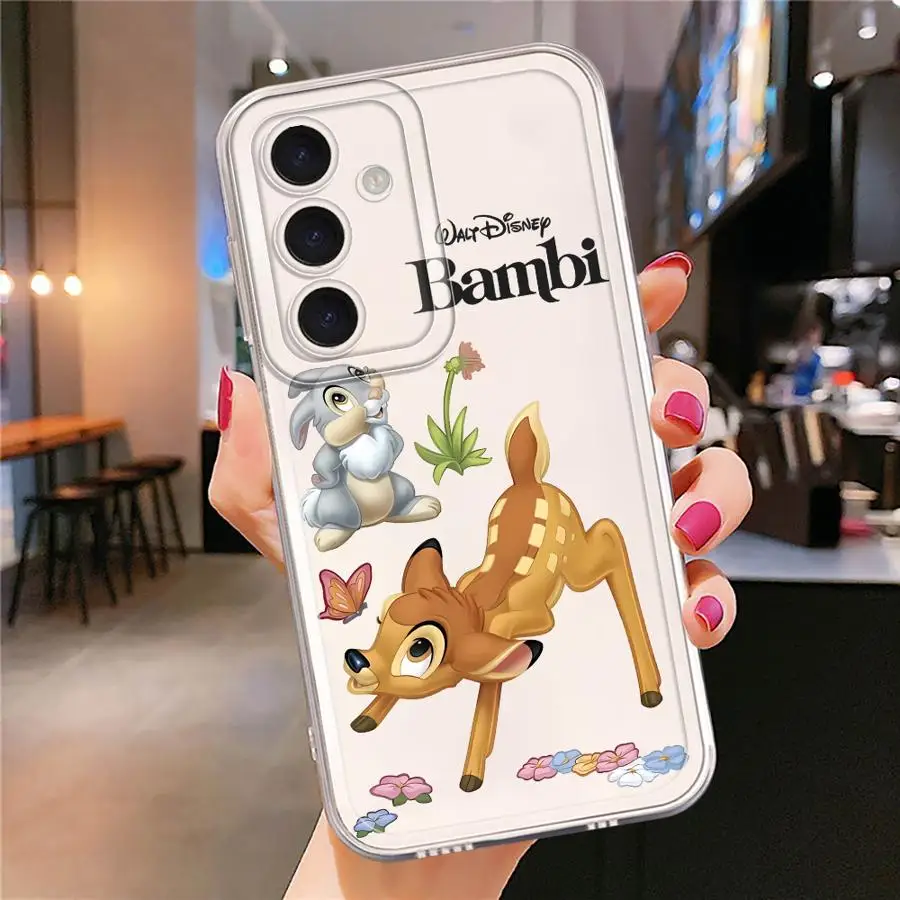 Disney Bambi Deer Case for Samsung Galaxy A26 A24 A15 A33 A25 A55 A23 A34 A35 A56 A14 A36 A13 A73 A54 Soft Phone Cover