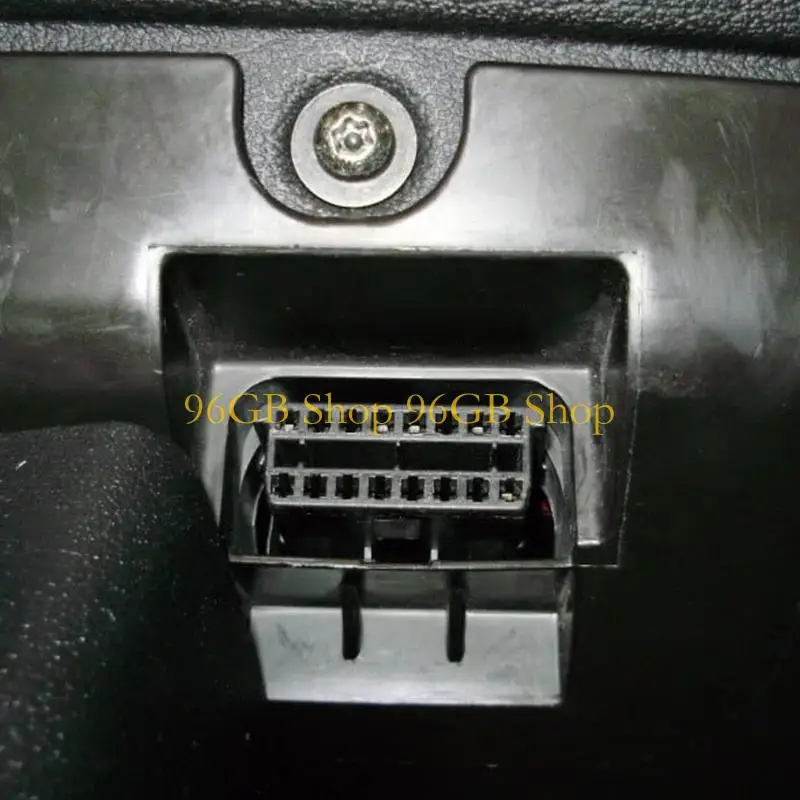 96GB OBD2 Check Cable with 12+8 Vehicle End, 250 Length and ABS Housings for 2018+ Service Work, Workshop Inspection, and