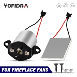 Yofidra Fireplace Fan Replacement Motor,Fireplace Fan Motor for Stove Fan Power Generation Accessories Repair Parts