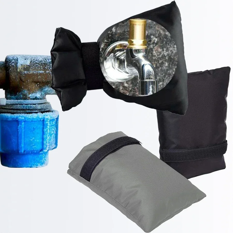 1/3/5 Pcs Outdoor Faucet Cover Black Gray Winter Freeze Protection Insulation Garden Water Tap Protector