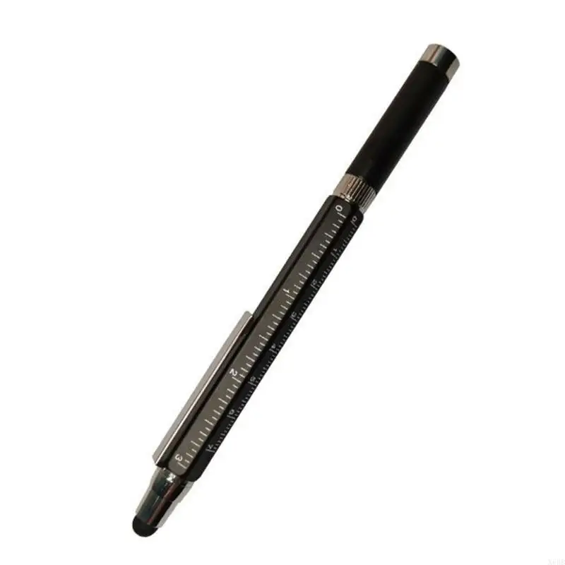 

X6HB Multitool Pen with Light Ballpoint Pen Tool Pen Screwdriver Tool Pen Gift for Dad Husband