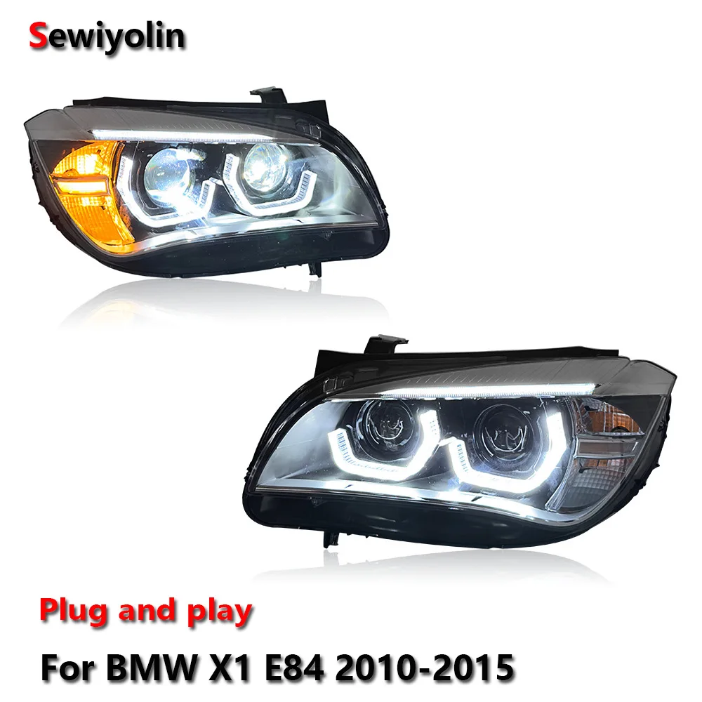 

Car LED Headlight Light Assemblies For BMW X1 E84 2010-2015 Auto Fog DRL Brake Turn Signal Lamp Plug and Play