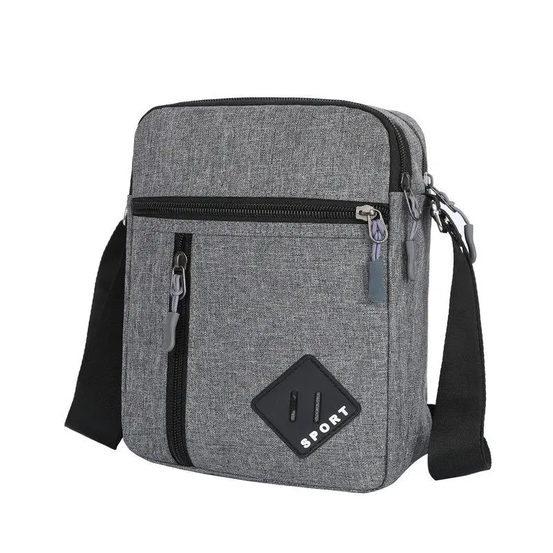 

Casual Business Men Messenger Bag Version Simple Oxford Cloth Cross Body Shoulder Bag for Male Daily Use, Work, Travel Outdoors