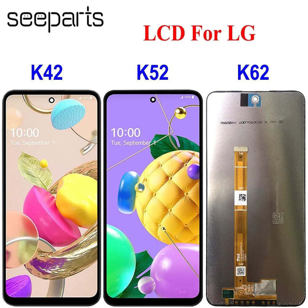 

ЖК-дисплей и сенсорный датчик в сборе для LG K42, K52, K62