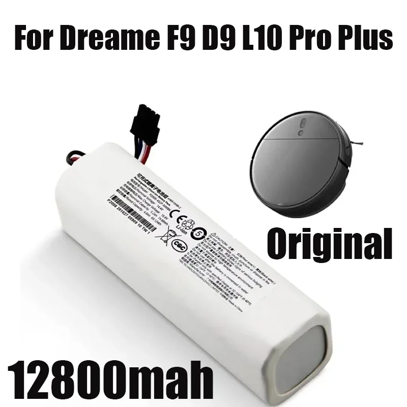 

Оригинальный запасной аккумулятор для робота-пылесоса Dreame F9 D9 L10 Pro Plus RLS3 RLS5 RLS5L RLS5D, 14,4 В, 5200-12800 мАч