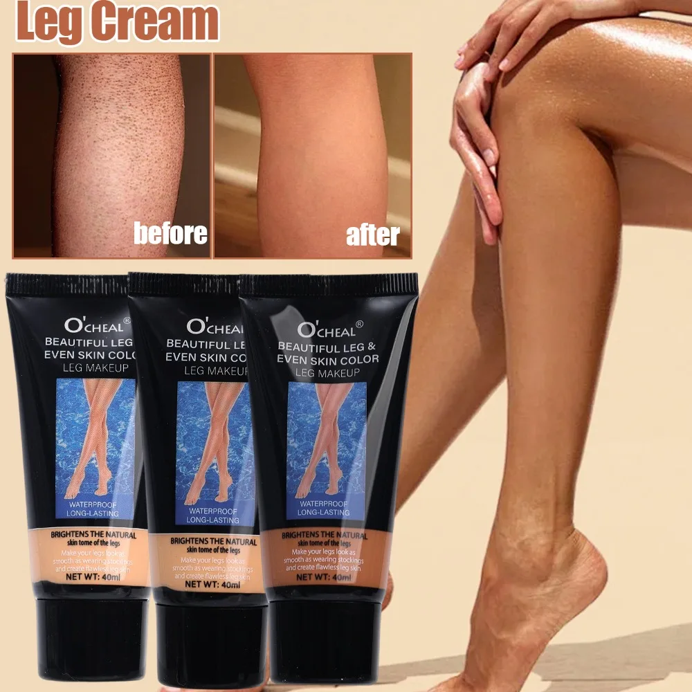 40ml ขาแต่งหน้าโลชั่นแม้ผิว Body Foundation กันน้ํา Long Lasting Body Tanning Cream Medium Bronze ขาแต่งหน้า
