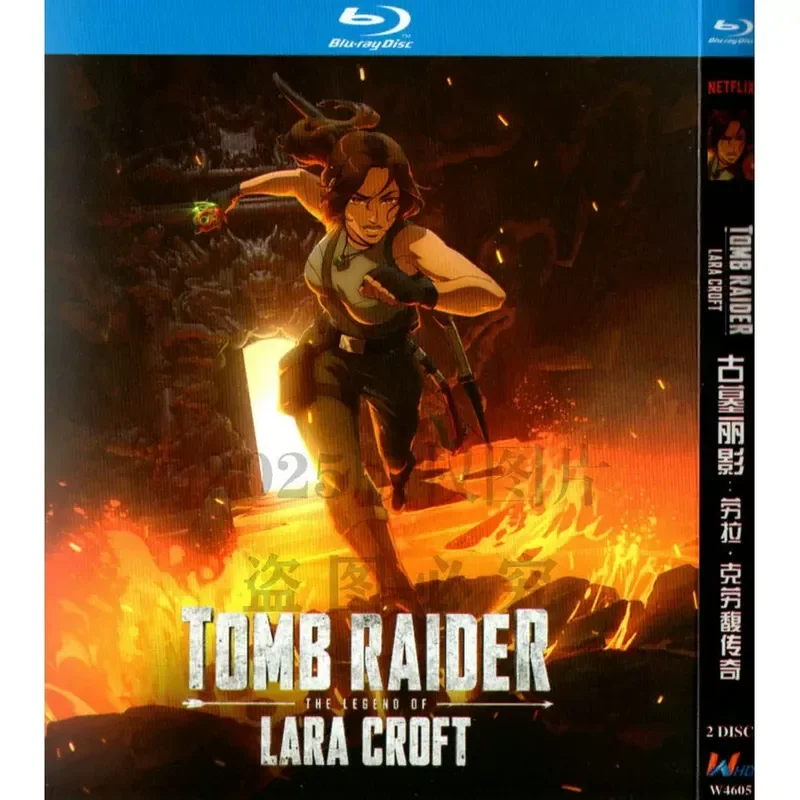 American Fantasy Action Animated Tomb Raider The Legend of Laura Crawford Season 1 and 2 BD Blu-ray 4 Disc