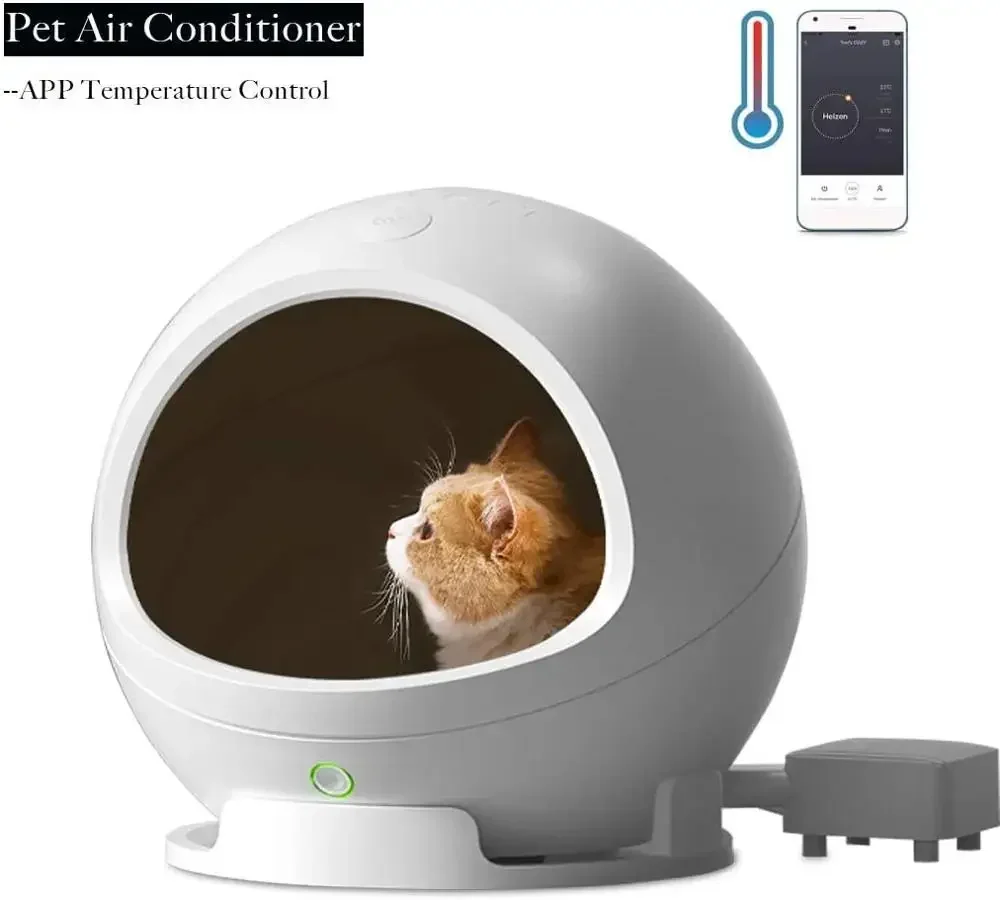 Upgraded Luxury Indoor WIFI Smart Air-conditioner Pet Cat Dog House for small animal