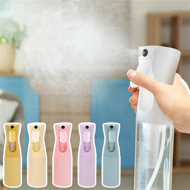 

200/300ml Hairdressing Spray Bottle Oil Spray Bottle Garden Plant Water Refillable Continuous Mist Sprayer Plastic Containers