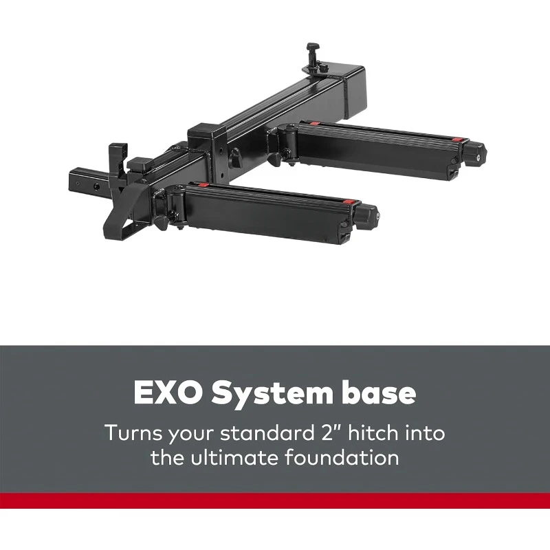 Swing Rack, Hitch Cargo System w/Accessory Arm & Locks, EXO SwingBase, 2 in, Black