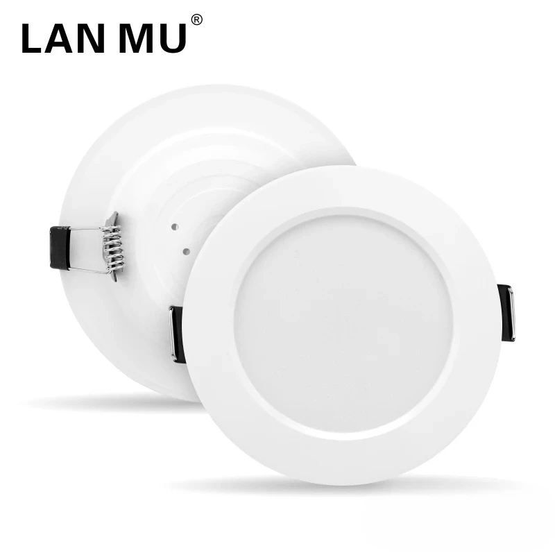 Focos Led Downlight 3W 5W 7W 9W 12W 15W 220V Recessed Ceiling Light 3/4/5 Inch Round Led Panel Down Light Spotlight Lighting