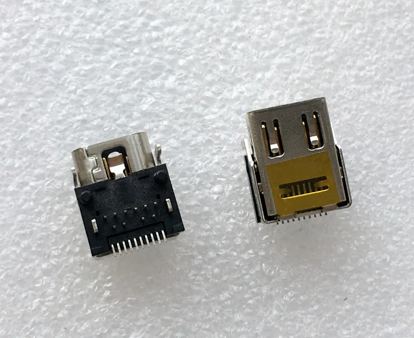 Fro mini Displayport socket DP female with fixed post, thickened 20P connector