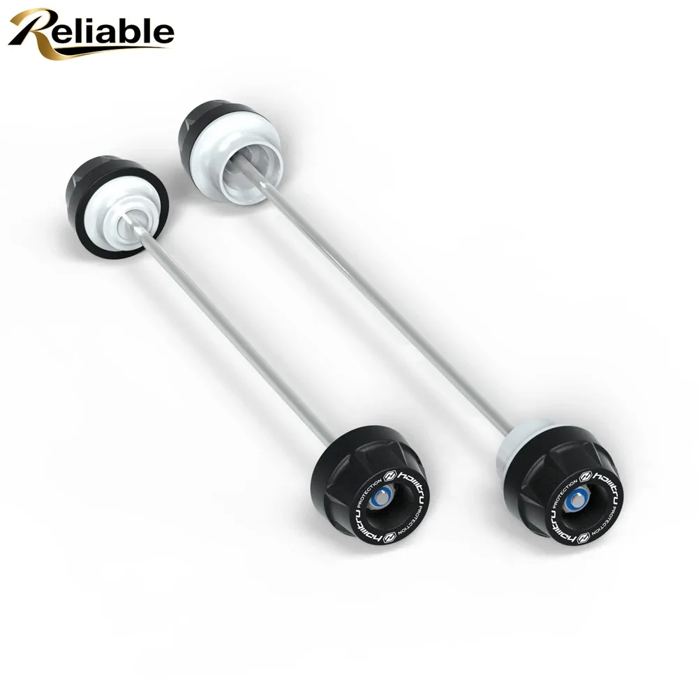 Für 450NK 450SR 2023-2026 Vorder- und Hinterrad-Achsen-Gabel-Crash-Slider Motorrad Vorder- und Hinterradschwingen-Schutz Motorrad-Radschutz