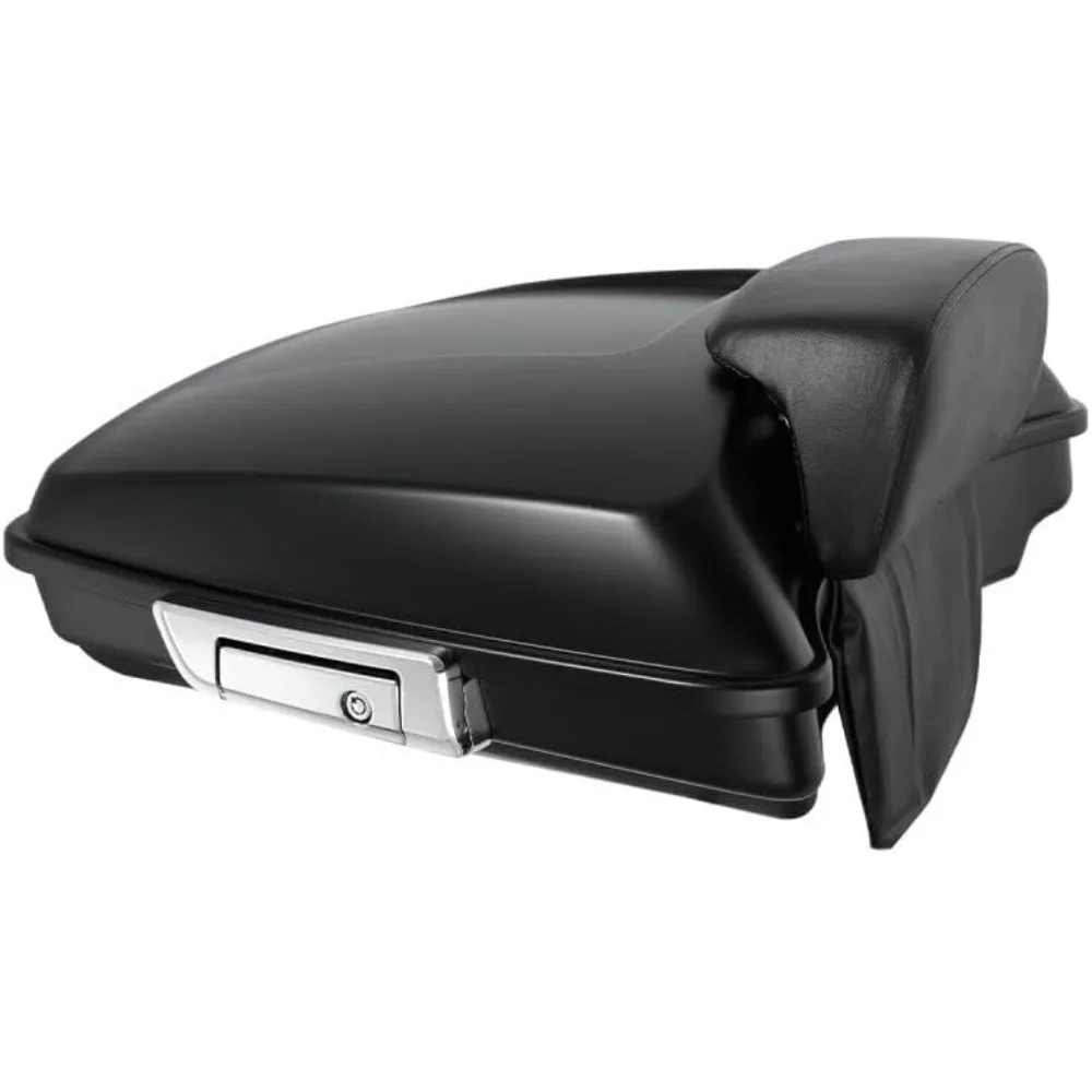 

5.5 ABS Razor Motorcycle Trunk Box & Backrest Fits For Harley Touring 2014-2025 CVO Road King Road Glide Street Glide Elect
