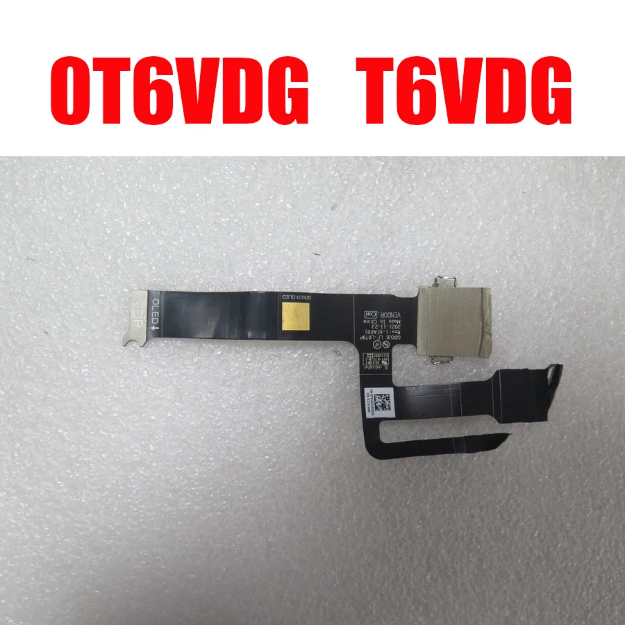 

Laptop LCD LVDS Cable For DELL For XPS 13 9320 0T6VDG T6VDG GDO31 LF-L079P OLED Cable