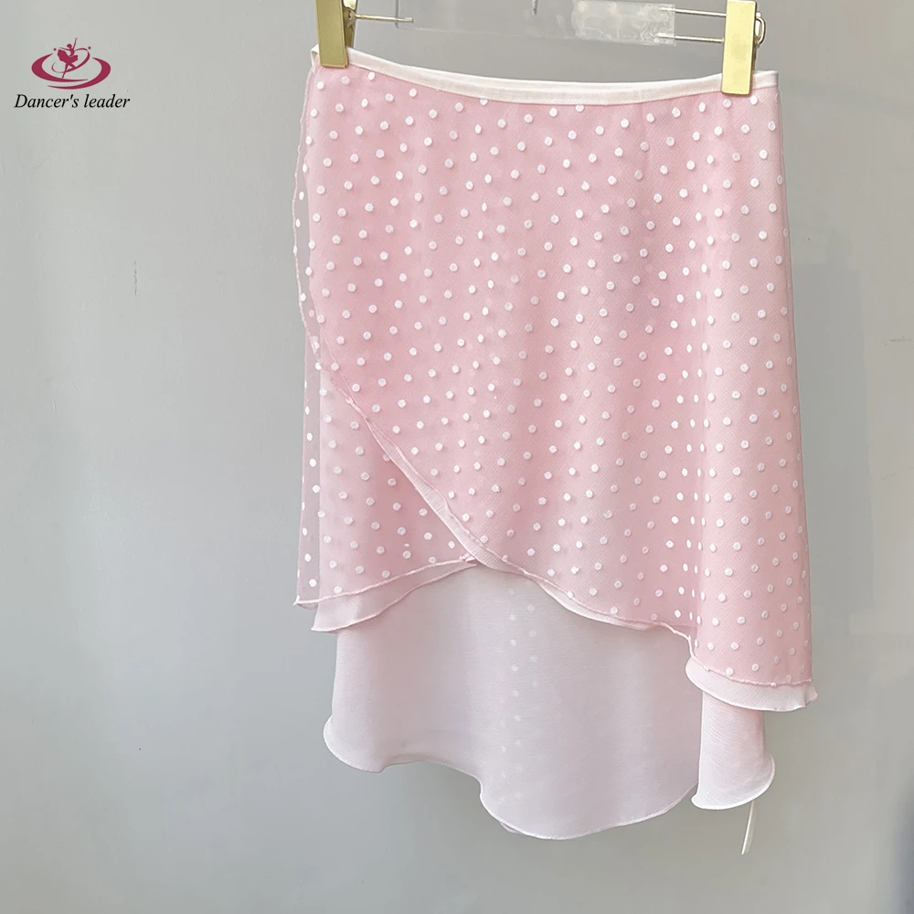 تنورة باليه قصيرة، تنورة رقص نسائية منقطة من القطيفة بطبقة مزدوجة، تنورة ممارسة الجمباز، تنورة غنائية للبالغين