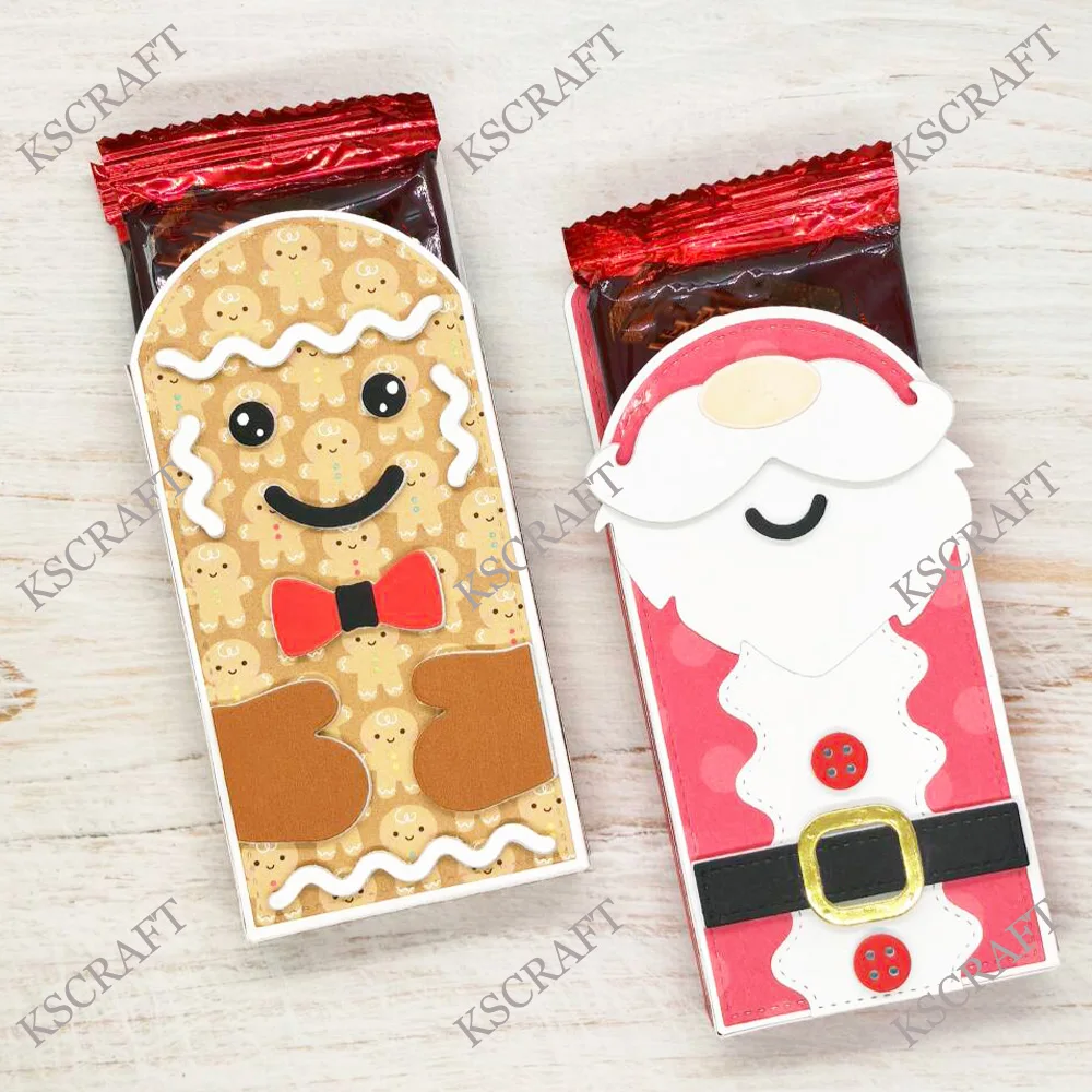 KSCRAFT كاندي بار عيد الميلاد إضافة على قطع يموت الإستنسل DIY بها بنفسك سكرابوكينغ النقش الزخرفية DIY بها بنفسك ورقة بطاقات