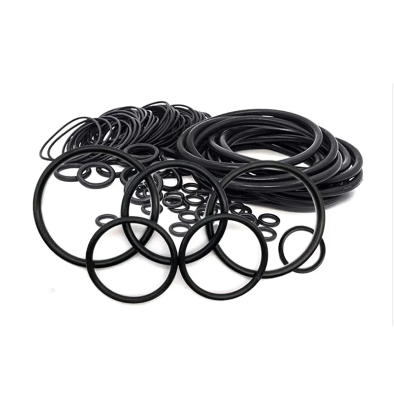 100pcs NBR O Ring Gasket CS 2mm OD 5mm~170mm to choose Nitrile Butadiene Rubber Spacer Oil Resistance Washer Round Shape Black