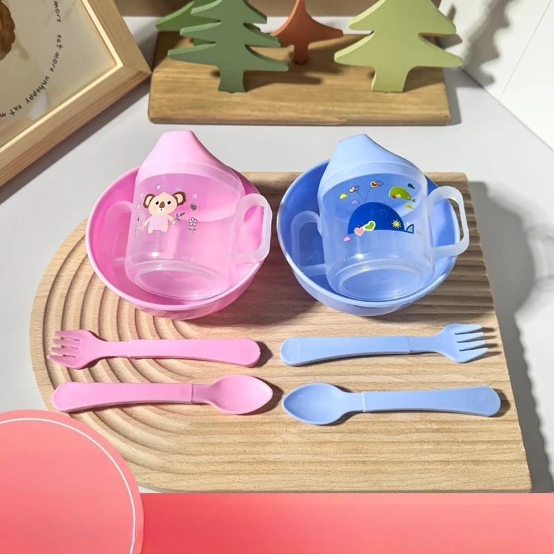 

4-piece Set of Baby Food and Feeding Utensils for Infants and Young Children Newborn Utensil Set Mother and Baby Supplies