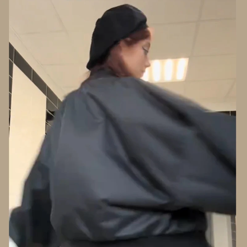 سترة قصيرة أنيقة مصممة بعقدة صينية وزر وسحاب ملابس خارجية عصرية متعددة الاستخدامات ملابس خروج نسائية للخريف #4