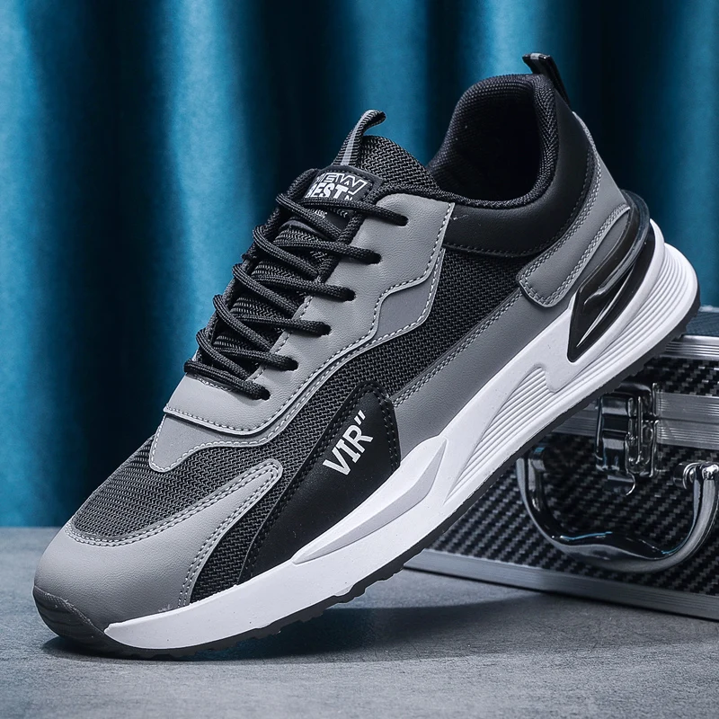 

Men's Shoes Breathable All-match Mesh Shoes Casual Sports Trendy Shoes Men's All-match Wear-resistant Running Shoes for Men