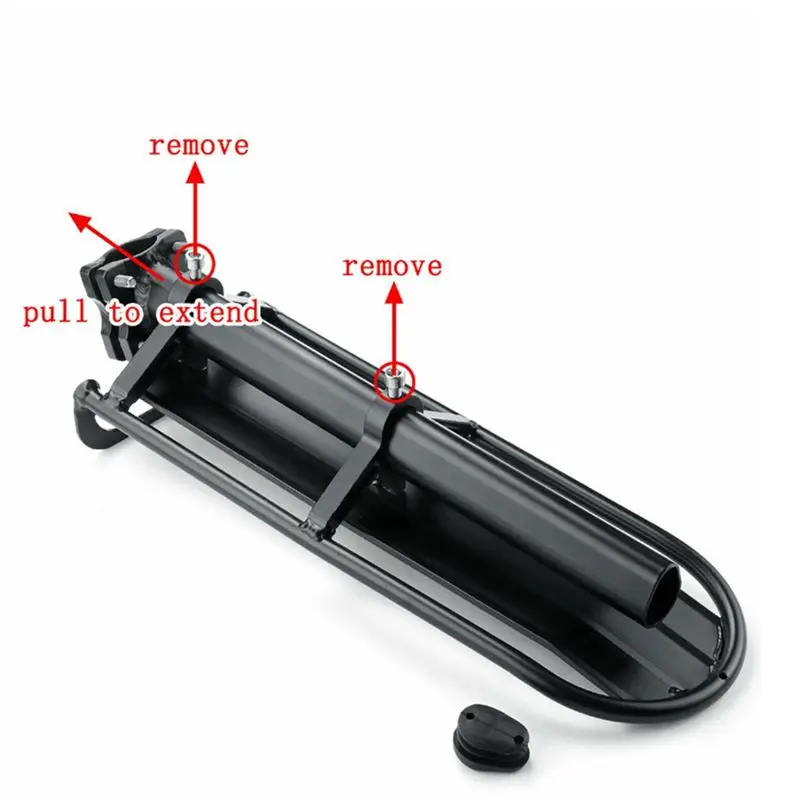 ABPF Bicycle Rear Shelf Mountain Bike Flat Telescopic Bracket Bicycle Equipment Accessories Mountain Bike Shelf