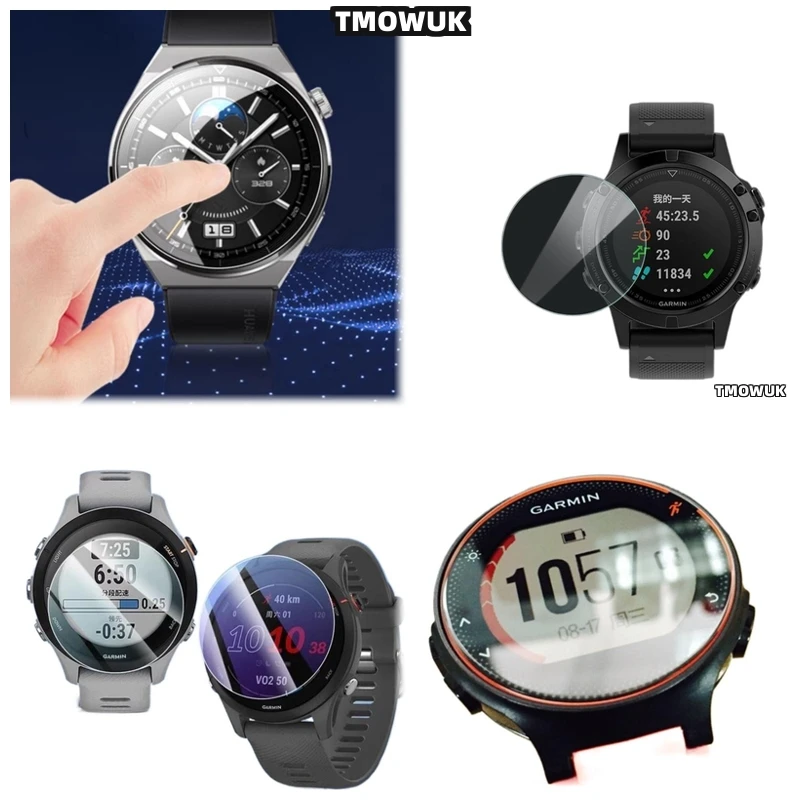 

For Forerunner 45 55 158 220 235 245 255 255s 620 635 Tempered Glass Screen Protector 9H Anti-Scratch For Hiking Watch