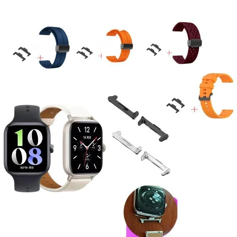 

For VivoGT Vivo GT Adapter 20mm 22mm Connector Watchband Strap Metal Alloy Bracelet Accessories GFHO