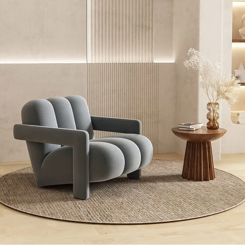 Luxury Tumbonas Living Room Chairs Modern Nordic Sofa Office Chairs Designer Comfortable Miniature Sillon Library Furniture image 6