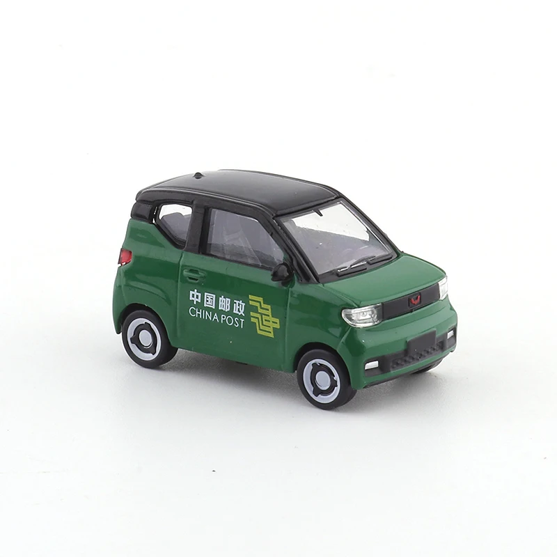 XCARTOYS 1/64 Wuling Hongguang MINI EV - China Post Car Alloy Motor Vehicle Diecast Metal Model Kids Xmas Gift Toys for Boys