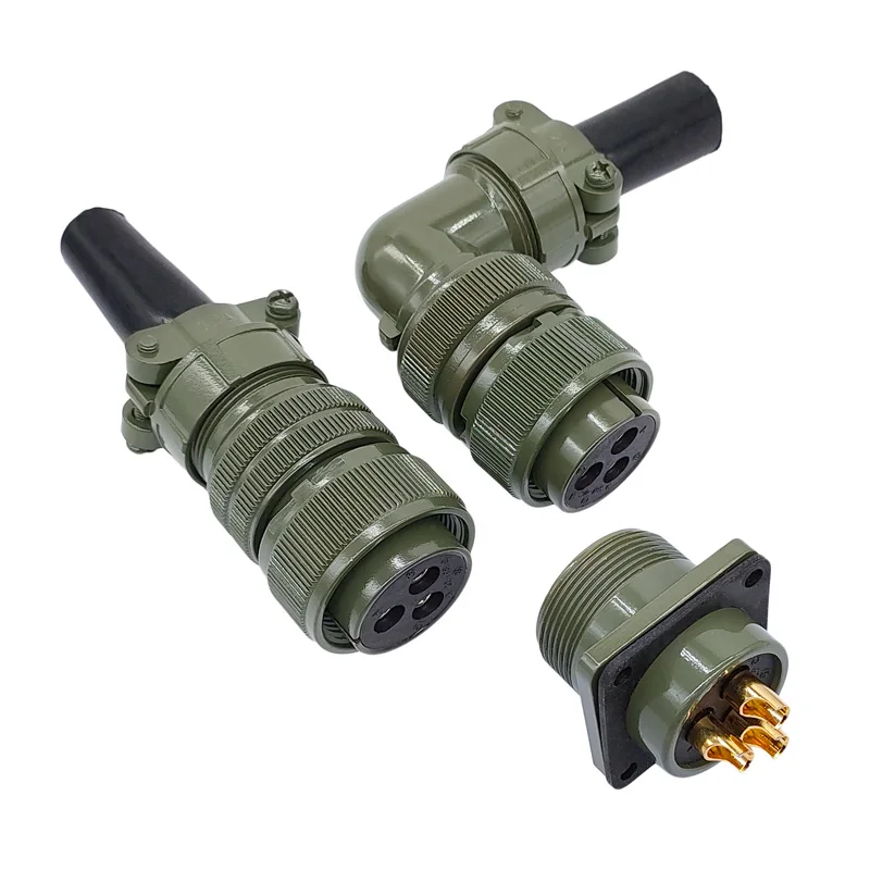 

MIL-C 5015 Military Specification Connector MIL STD Circular Connectors 20-23 20-19 20-4 Plug Socket MS3102 MS3106 MS3108