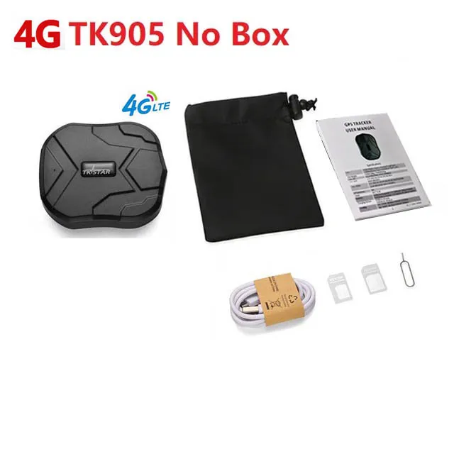 GPS Tracker Auto TKSTAR TK905 2G 4G Magneet 5000 mAh 90 Dagen Standby GPS Tracker GPS Locator waterdicht Voertuig Gratis APP