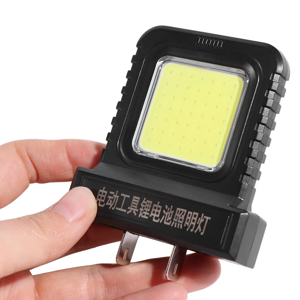 

Светодиодный рабочий фонарь с длительным сроком службы, литий-ионный аккумулятор, светящаяся беспроводная рабочая лампа, 20-21 В, совместимая с литиевой батареей, конструкция света