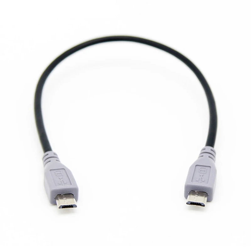 5 Pin Micro USB Male To Micro USB Male OTG Converter Adapter Lead Data Cable Charging Cord For Phone Tablet