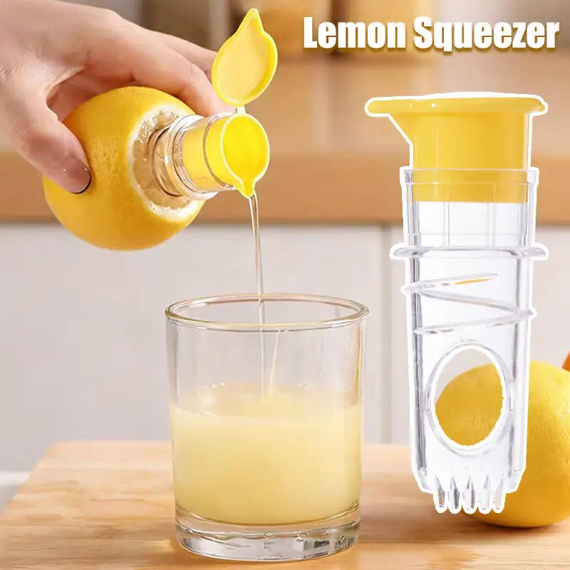 

2026 New Lemon Squeezer Manual Juicer with Built-In Filter Orange Citrus Press For Cocktails Drinks And Cooking Kitchen Tool
