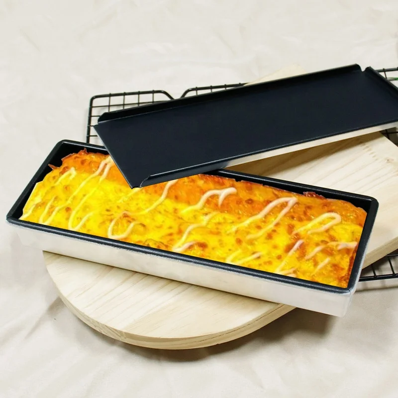 

Versatile Aluminum Non-Stick Baking Die Rectangular Single Serving Detroit Pizza Pot