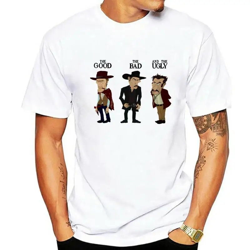 The Good The Bad And The Ugly T Shirt Clint Eastwood T Shirt Short Sleeve Men T Shirt Cotton