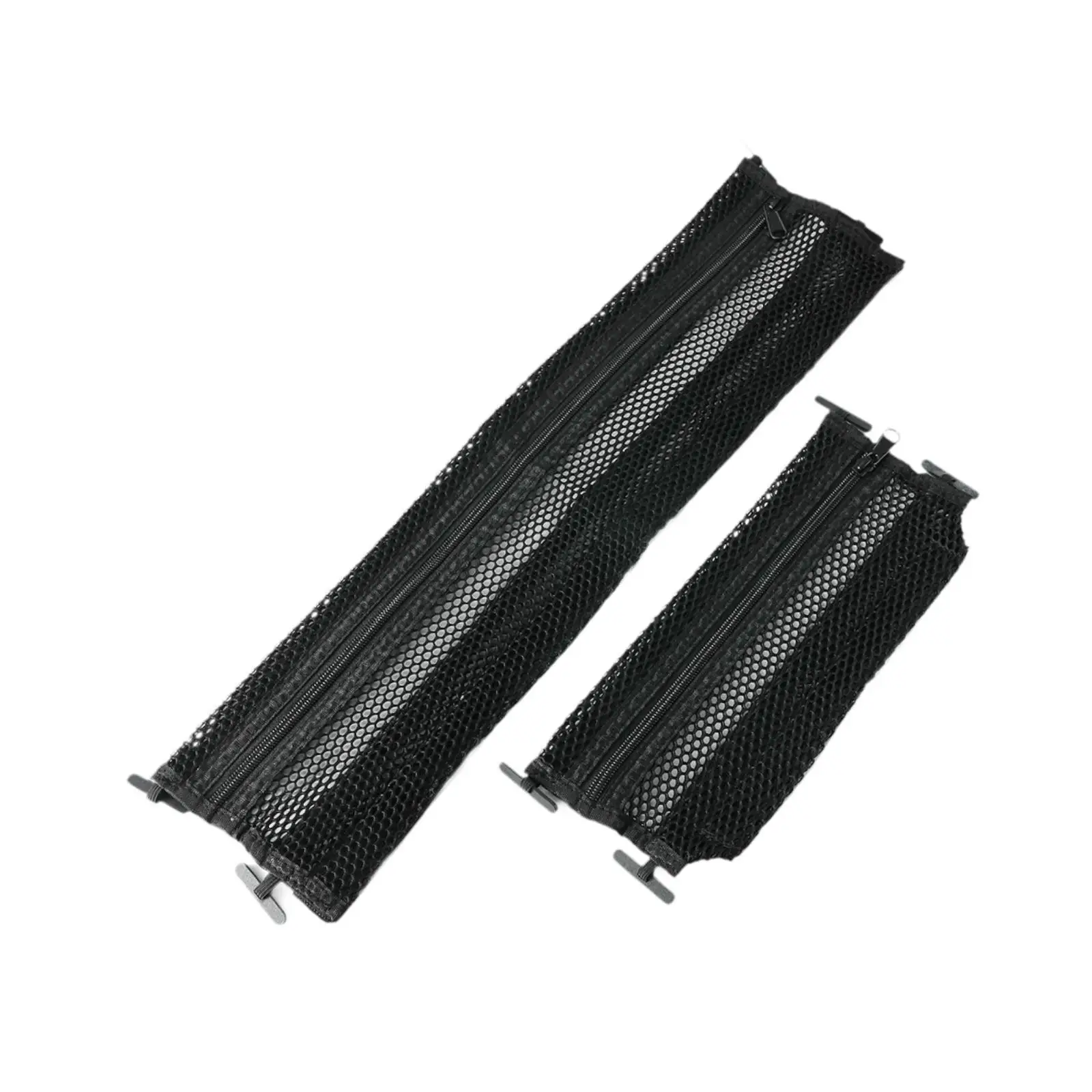 

2x Dash Storage Nets 715003129 Zipper Vehicles Automotive Accessories Container