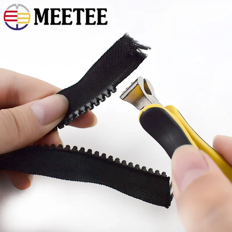 1Pc Meetee Zippers Teeth Pliers Clamp Bag Clothing Zips Tooth Removal Repair Kits Plier Tools DIY Sewing Tailoring Accessories