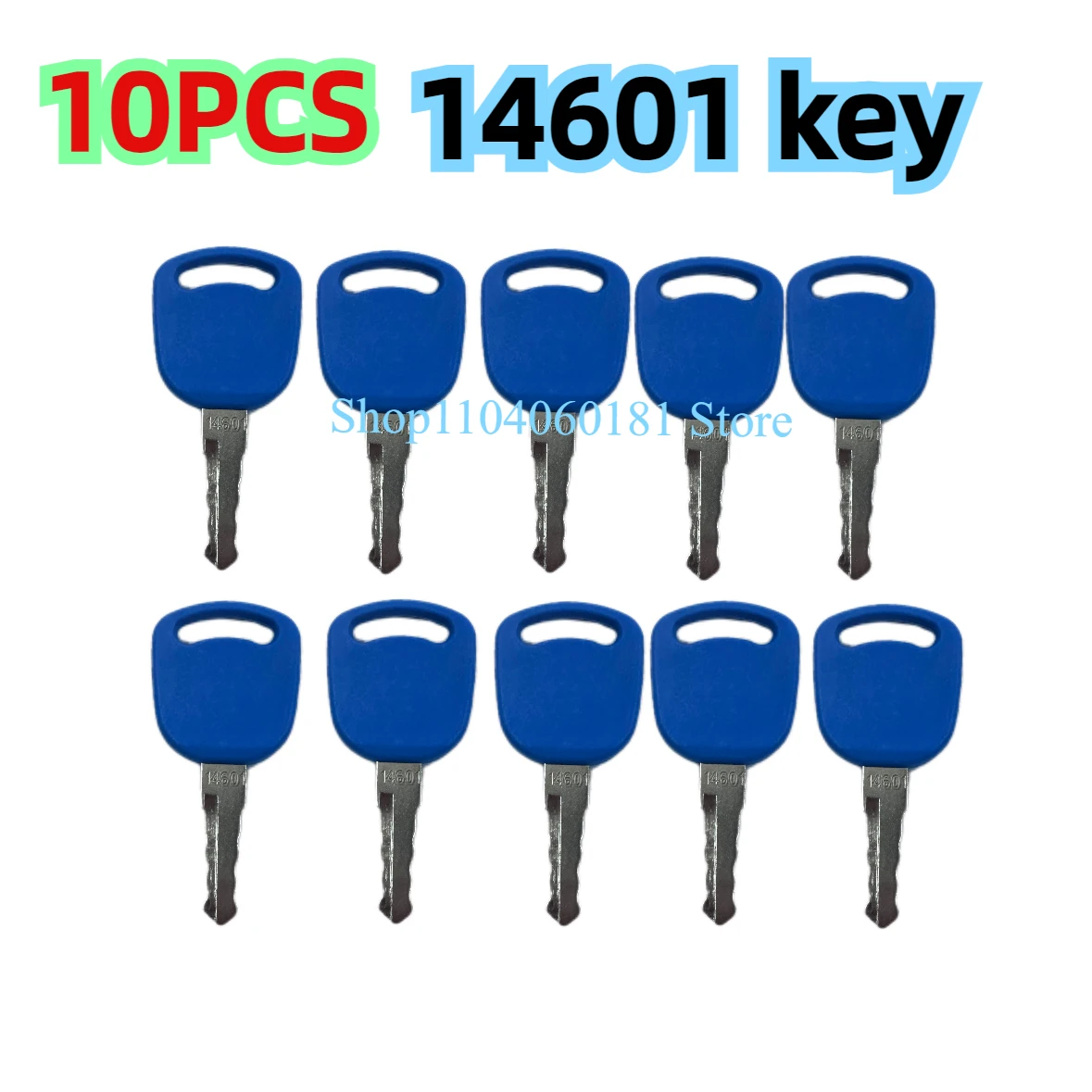 

10PCS 14601 Key 82003267 82030143 For Case New Holland Excavator Tractors