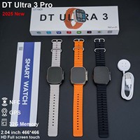 2025New GPS DT Ultra 3 Smart Watch 4GB ROM AMOLED Local Music Album TWS NFC ChatGPT Compass Men Women Smartwatch For Android Ios