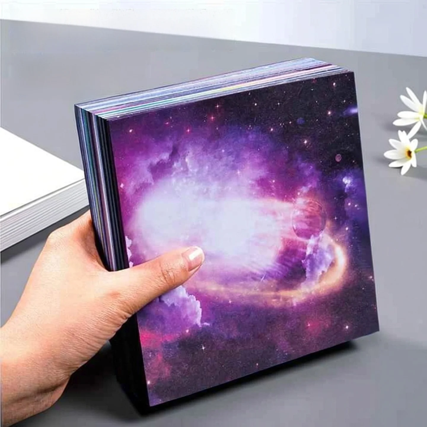 thickened-starry-paper-square-double-sided-printing-diy-handcraft-making-color-paper-not-easy-to-tear-off-for-children