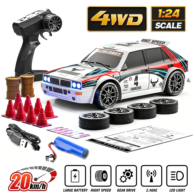 1-24-r-c-ドリフトカー-4wd-20km-h-高速レーシングカー-ledライト付き-24ghz-シミュレートワイヤレスモデル-子供-男の子-ギフト