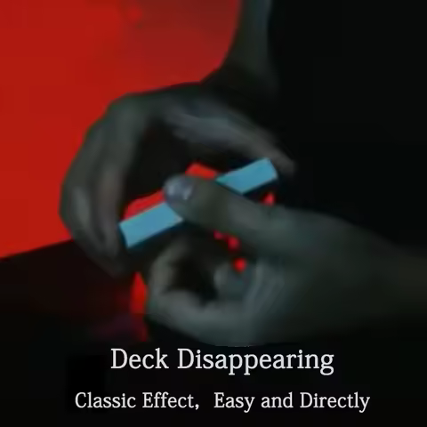 Deception by Ilya Melyukhin Gimmick Cards Magic Tricks Illusions Deck Vanish Super Visual Magic Props Close up Street Magic Toys