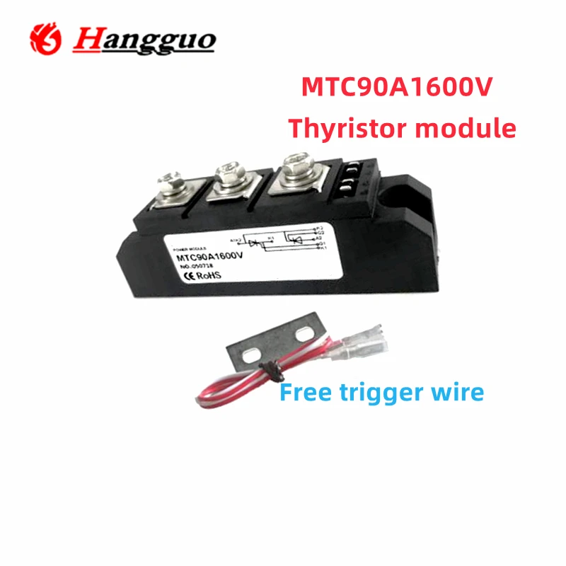 Original MTC110A1600V thyristor module MTC 25A 40A 55A 70A 90A 110A135A 160A 220A 1600V thyristor module for contactless switch